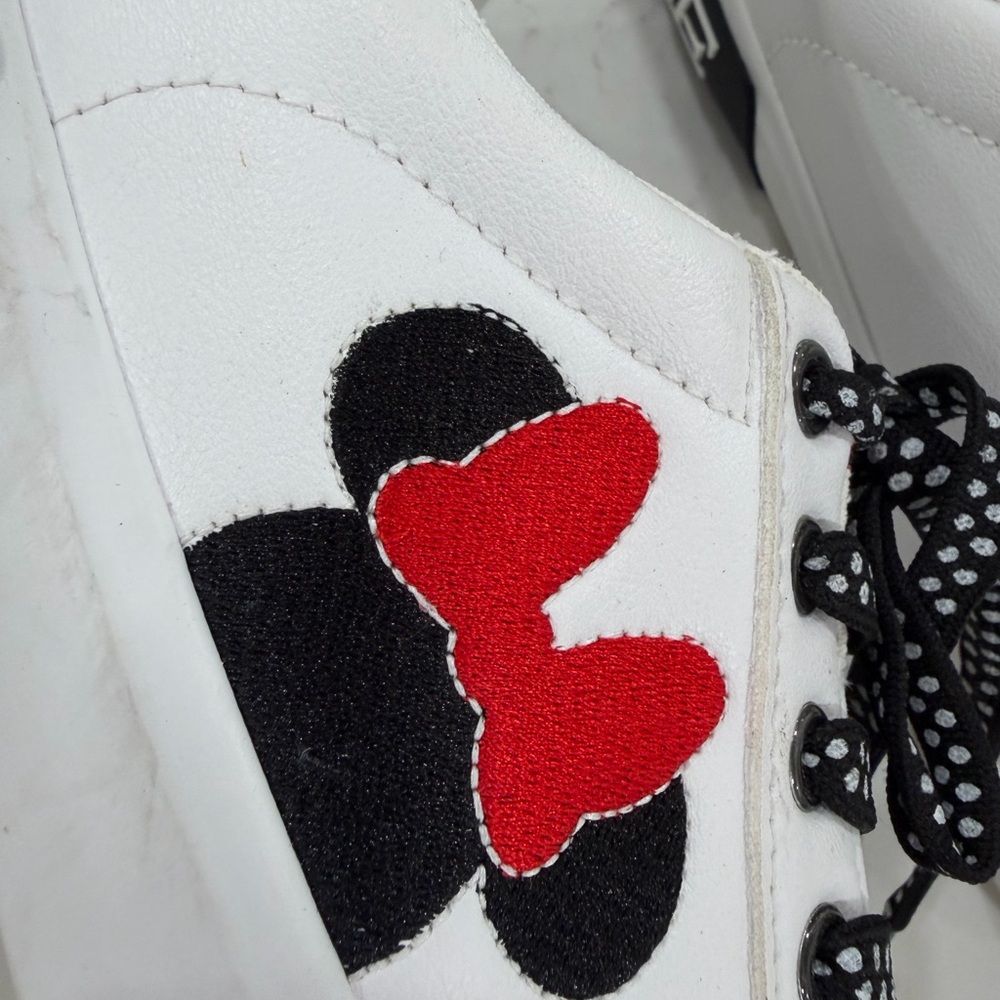 Disney White and Black Kids Sneakers - Picture 9 of 14